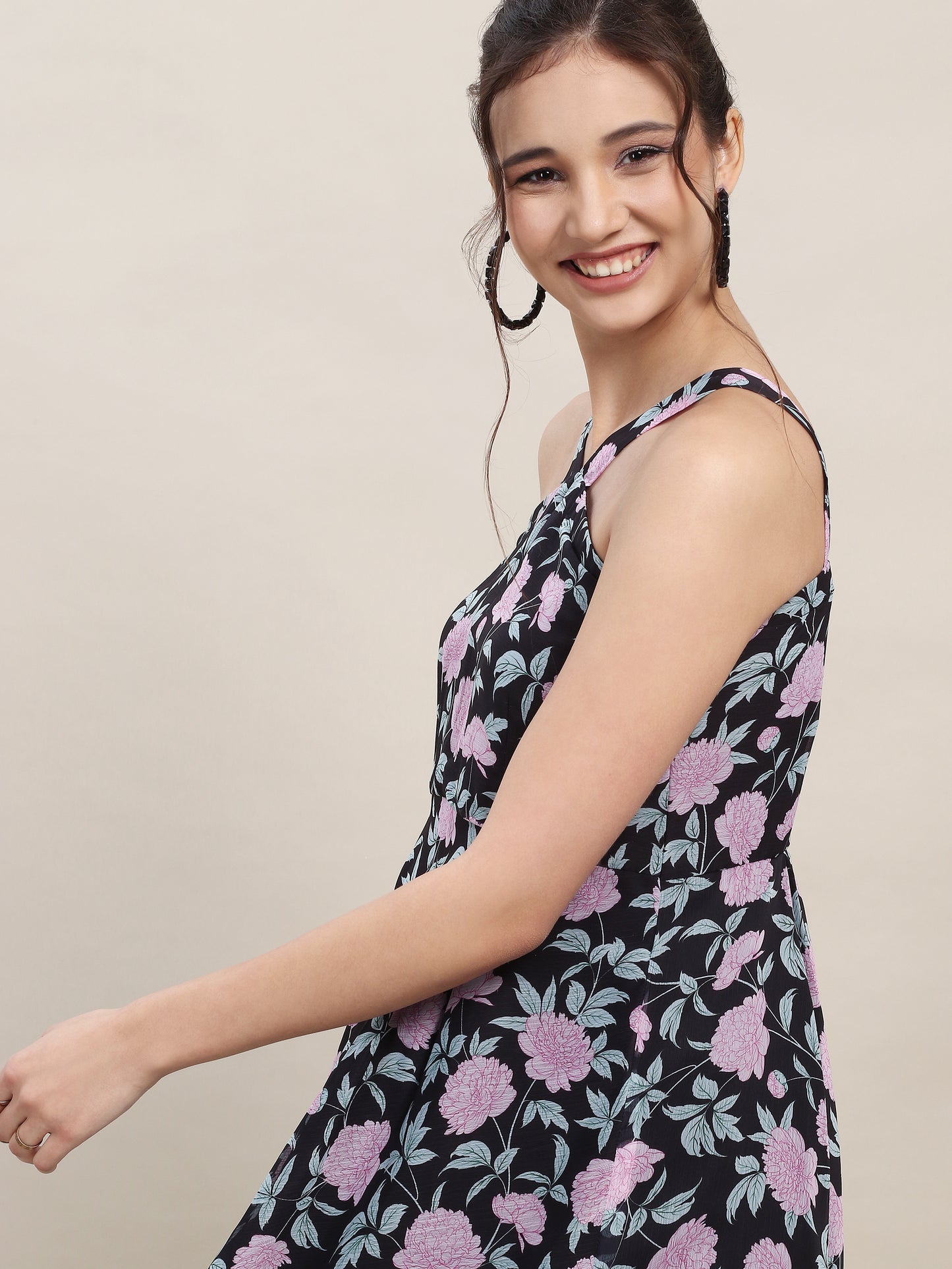 Black Floral Dress