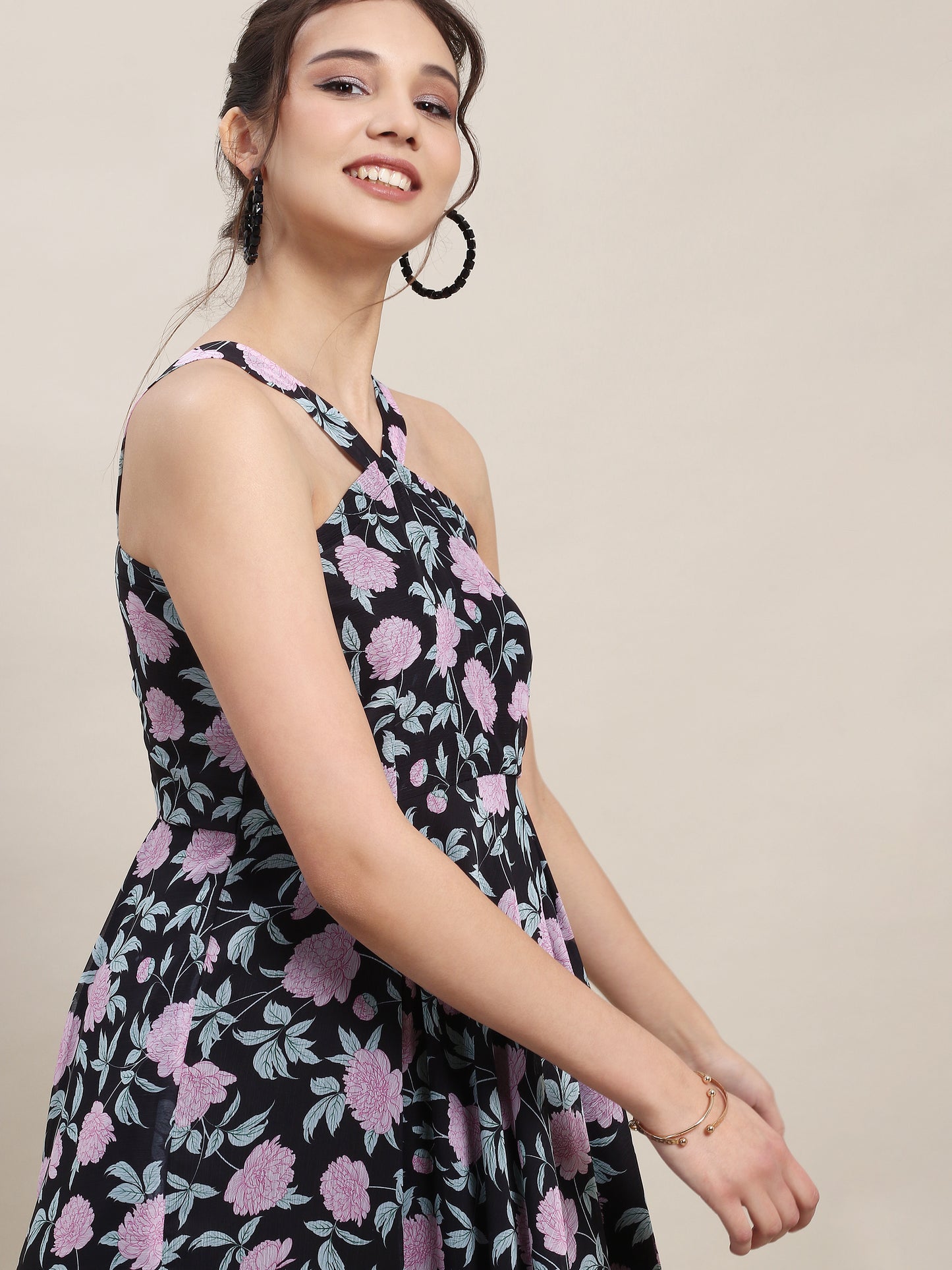 Black Floral Dress
