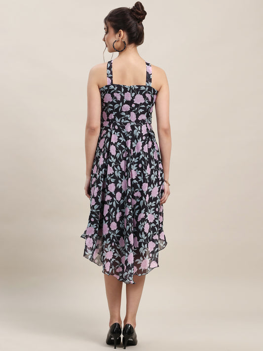 Black Floral Dress