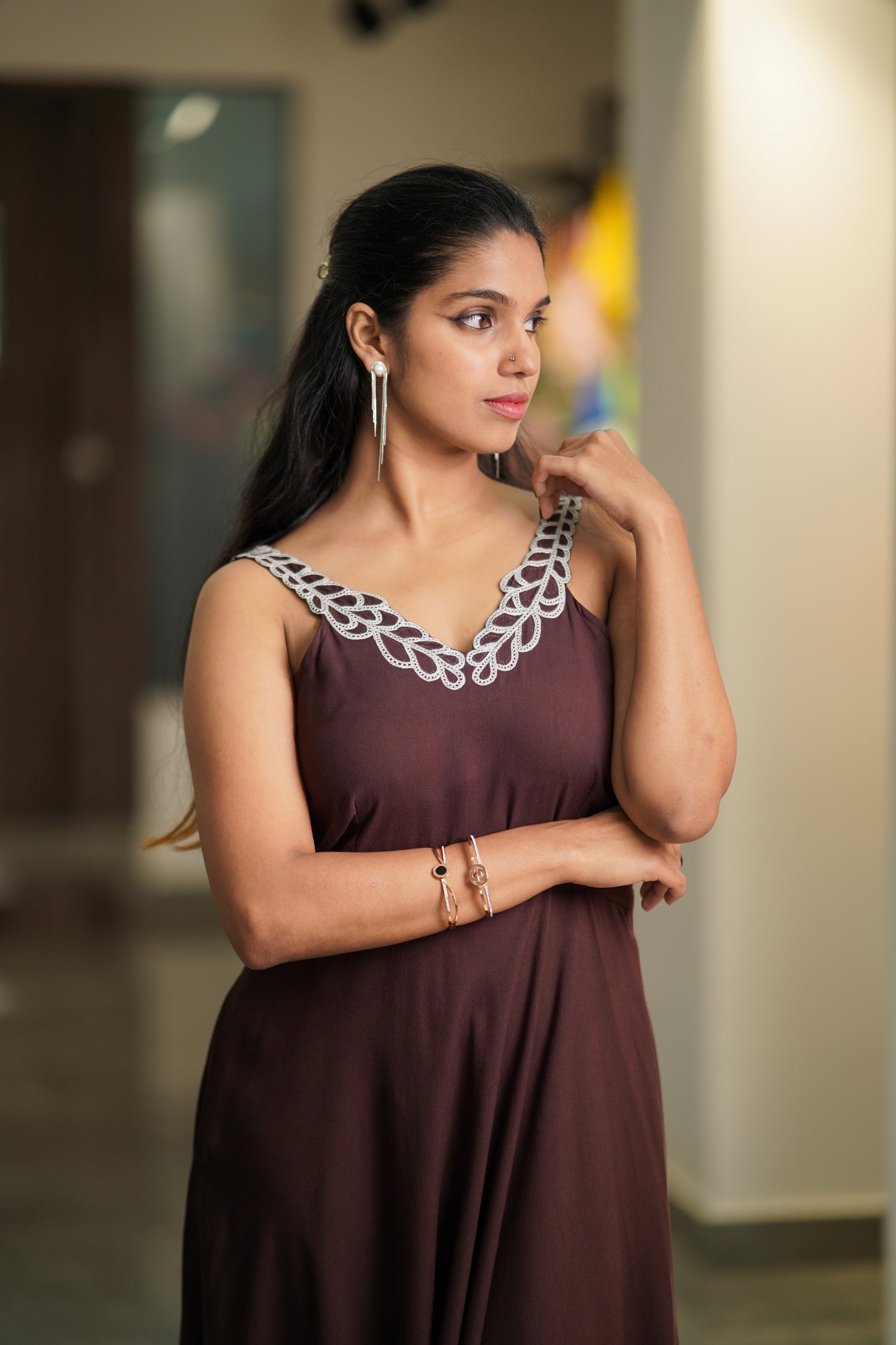 Embroidered Cotton Dress